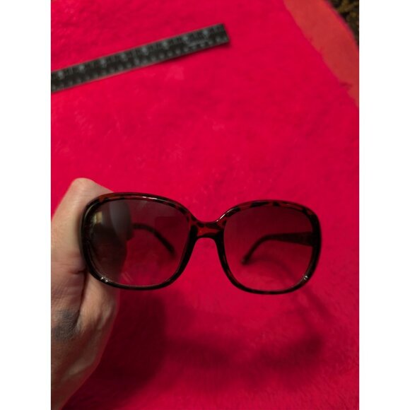 Tommy Hilfiger Leopard Tortoise Oversized Sunglasses Brown Gradient Women’s - Picture 1 of 5